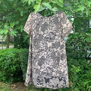 “Signature Collection“ Ladies Dress size L 14 – 16 Lightweight- blush & black